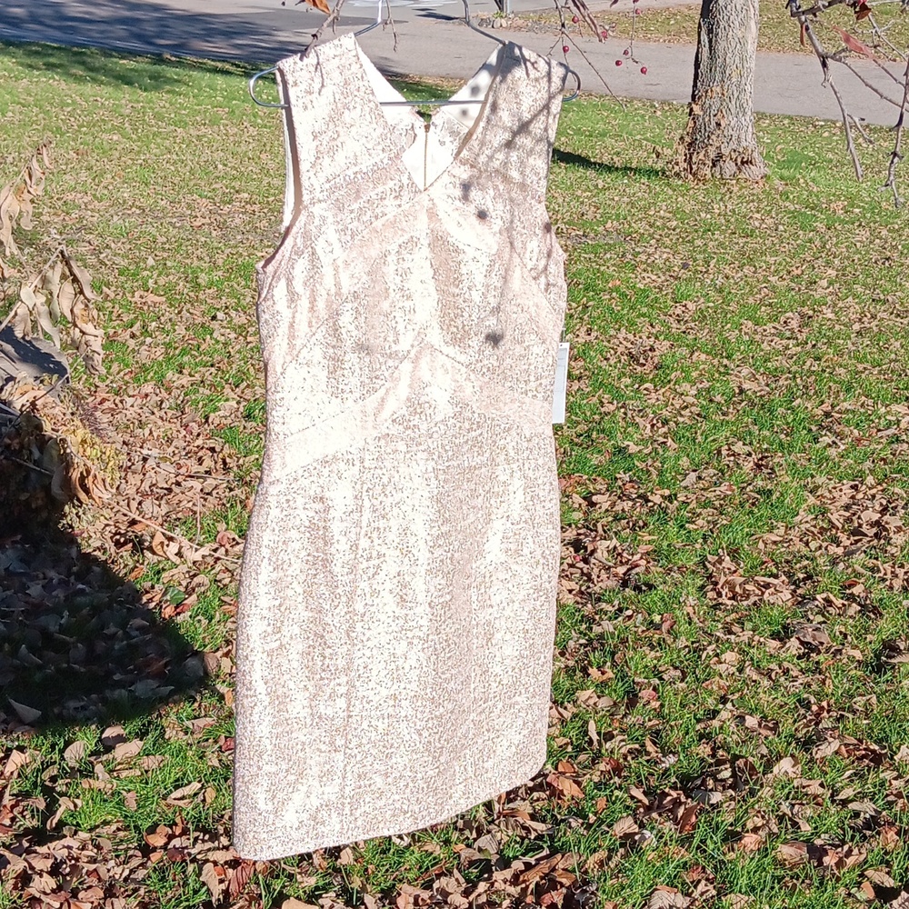 KayUnger NWT Gold Cocktail Dress